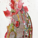 WhitneyWoodBaileyOrderChaos44OilAndMixedMediaOnPap