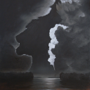 LionInTheSky_36x36 Sold