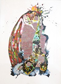 WoodBaileyOrderChaos45OilAndMixedMediaOnPaper64x44