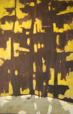 Seth Conley | Yellow Skey | Oil on panel | 18