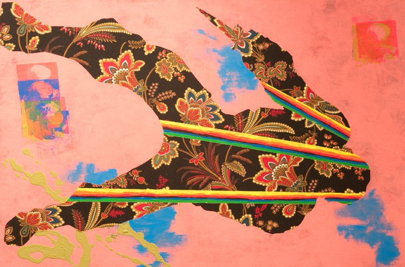 Dooby Tomkins
Rainbow Man
Mixed media on canvas
24