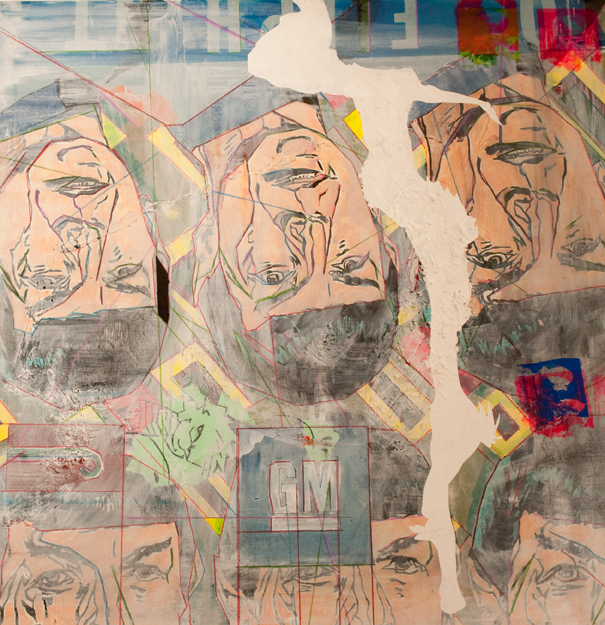 Dooby Tomkins
GM Spock
Mixed media on canvas
36