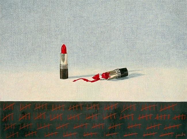Lipstick No. 1
1991
Pencil on paper
14 x 19 in. ?Joyce Melander-Dayton