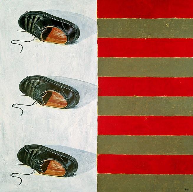 A Moment's Notice
1997
Acrylic on linen canvas
40 x 40 in. ?Joyce Melander-Dayton