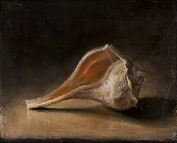 Luke Hillestad | Shell no. 5 | Oil on canvas | 8