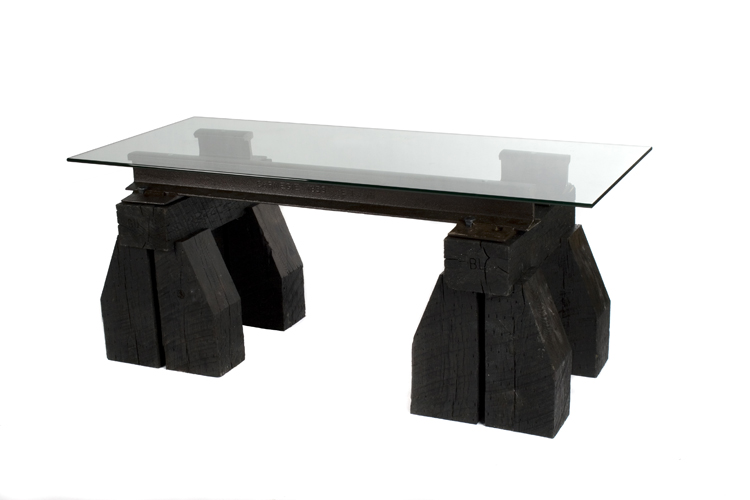 Robert Hendrick | Mind The Gap | White oak, steel, glass | 30.5