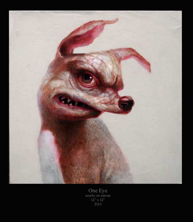 Michael Brown | One Eye | Acrylic on panel | 12