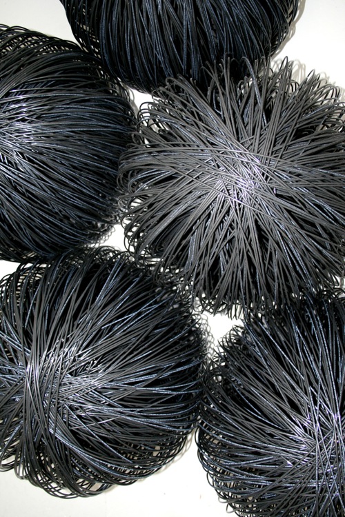 Natalie Andrews | Untitled (whisk) | wood, electrical wire | dimensions variable ?Natalie Andrews