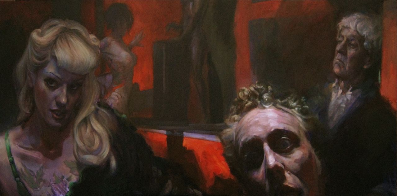 Gabriel Mark Lipper | Minos' Justice | Oil on Panel | 24