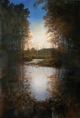 Drew Galloway
Passage
Oil on collaged metal
58