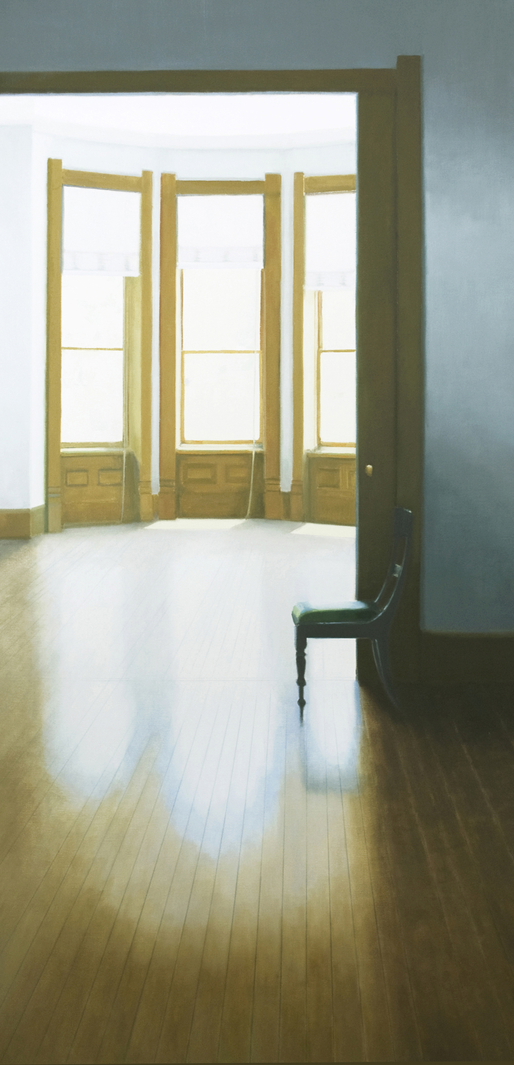 Margy Rich | Gallery Interval - II and III | Oil on linen | 68