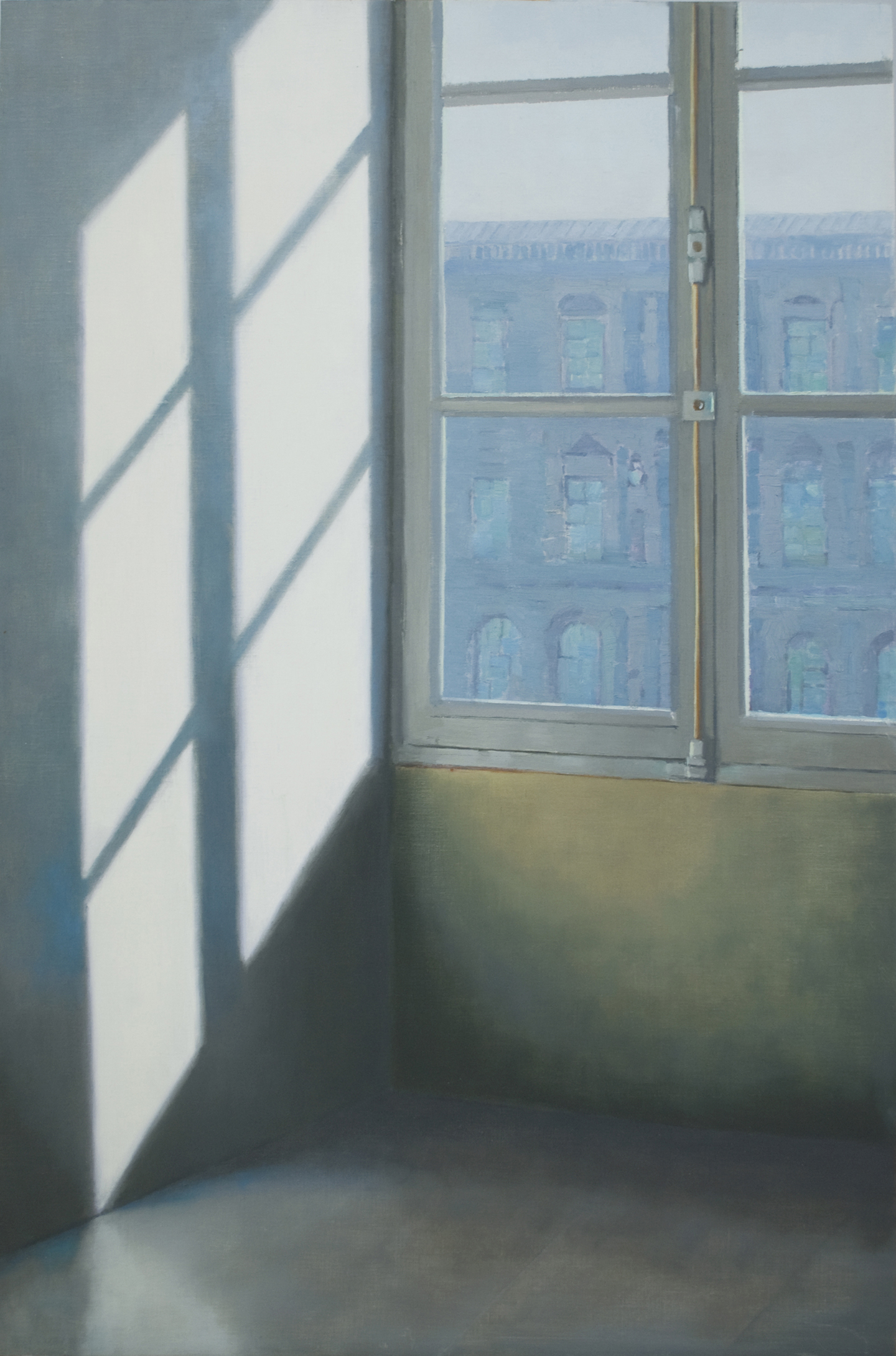 Margy Rich | The Space Between Two Paintings I | Oil on linen and wood | 30