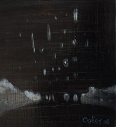 Seth Conley | Popping Light II | Oil on panel | 8.5