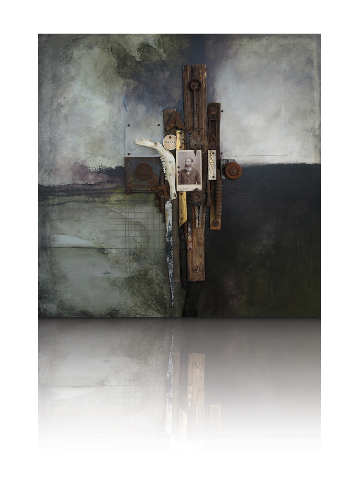 Jason Twiggy Lott
932747
Mixed media assemblage on panel
30