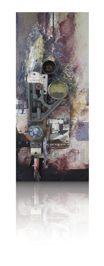 Jason Twiggy Lott
Ancestral Agronomy
Mixed media assemblage on panel
8