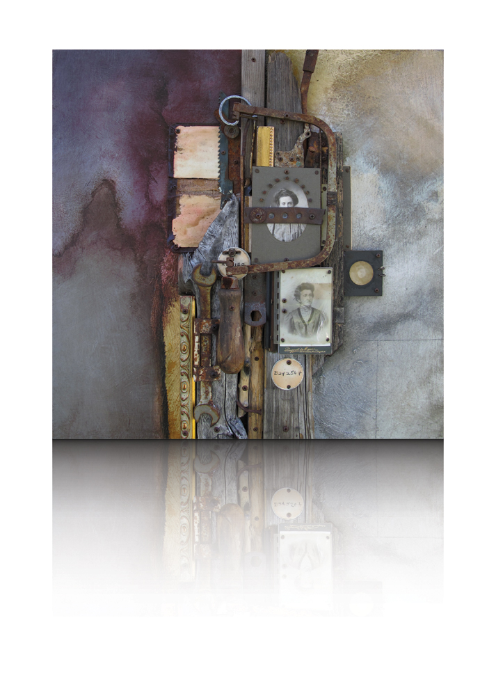 Jason Twiggy Lott
Do Not Suggest to Me Thy Vanities!
Mixed media assemblage on panel
20