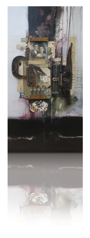 Jason Twiggy Lott
To Produce Lightning
Mixed media assemblage on panel
15