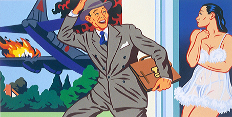 Kevin T. Kelly
Suburban Blight
Acrylic on paper
5