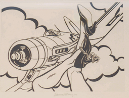 Kevin T. Kelly
Drawing for Dive Bomber
Pencil on paper 
6