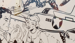 Kevin T. Kelly
Drawing for War Stories are Hell
Pencil on paper
6