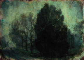 Emily Leonard /
The Way a Traveler Knows a Traveler /
Oil on panel /
45