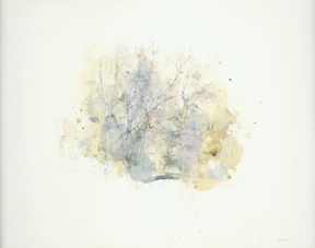 Emily Leonard /
Untitled II /
Mixed media on gessoed paper /
22