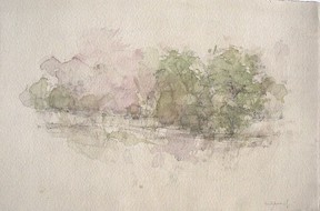 Emily Leonard /
The Sound of Your Voice /
Mixed media on paper /
7.5