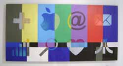 Herb Williams
Forbidden Fruit
Enamel on panel
48