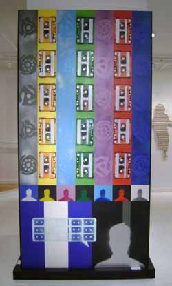 Herb Williams
Test Pattern Monolith I (Profile)
Enamel on panel
96
