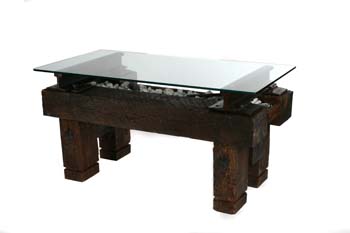 Robert Hendrick
Ballast Deck Desk
White oak, steel, rocks, glass
30.5